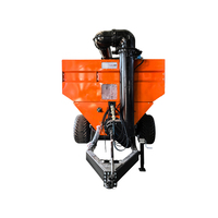 Tracteur à double axe pour chevaux Benne de transfert Wagon Camion de ferme Grain Remorque Crawler Grain Carrier