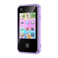 Smartphone intelligent XT31 pour enfants, appels 2G, SOS, lecteur de musique, suivi des habitudes, podomètre, portée de 3 à 5 km, divers livres audio, silicone