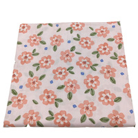 Lot de 8 Tissus en Coton Rose à Motifs Floraux, Tissu Sergé Imprimé pour Patchwork, Accessoire de Couture pour Bricolage et Artisanat Manuel