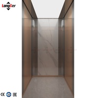 LangGer Factory Direct Sales Smart Control High-End Customized 2-6 Floor Indoor Outdoor Small Passenger Villa Home Lift Elevator