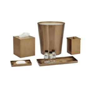 House <b>Bathroom</b> Luxury Wooden Bamboo Resin <b>Bathroom</b> Accessories Bath <b>Set</b> For Home & Hotel Wood Grain <b>Bathroom</b> <b>Set</b> - Product Image 1