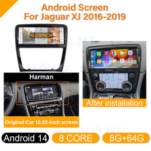 Nuovo Android 14 MTK 8 Core 8 + 128G 10.25 pollici Touch screen per giaguaro <span class=keywords><strong>XJ</strong></span> 2010 2019 GPS navigazione multimediale lettore Radio Carplay - Product Image 5