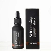 Marque privée Vente chaude 30% DHA Gouttes autobronzantes Soins de la peau hydratants Lotion autobronzante sans soleil Bouteille d'huile de bronzage personnalisée
