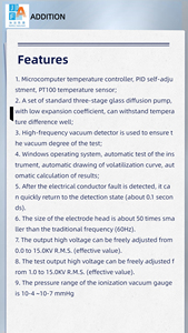 <span class=keywords><strong>Appareil</strong></span> de test de pression de vapeur d'eau saturée SH/T0293, manomètre oscillant pour <span class=keywords><strong>la</strong></span> pression de vapeur saturée de l'huile de vide - Product Image 6