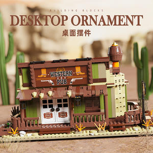 Set de Bloques de Construcción Takasaki 3077 Western Pub para Niños de 8 a 13 Años, Juguete de Ensamblaje, Regalo - Product Image 5