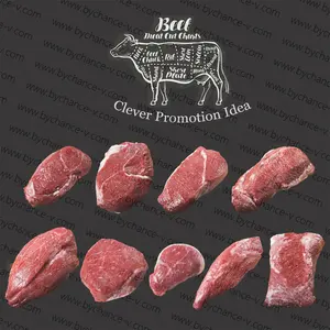 Butcher shop marketing display puntelli realistico carne cruda artificiale mock up modello di campione bistecca di manzo finto per la decorazione della cucina
