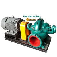 Bomba de Agua Industrial Directa de Fábrica, Bombas Centrífugas de Doble Succión de 6, 8, 10 y 12 Pulgadas para Circulación de Agua de Refrigeración