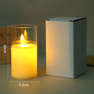 Vela de cera de parafina de simulación de Control remoto para decoración de bodas, lámpara de vela de lágrima oscilante electrónica Led de A00121-5.5cm - Product Image 1