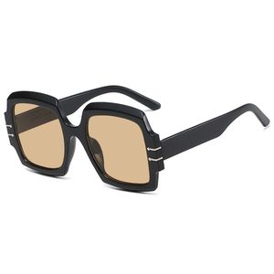 DL-gafas de sol de gran tamaño <span class=keywords><strong>para</strong></span> <span class=keywords><strong>mujer</strong></span>, anteojos de sol con montura cuadrada Retro, diseño moderno, de lujo, coloridas, <span class=keywords><strong>2022</strong></span> - Product Image 4