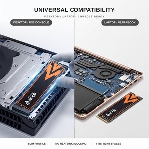 SSD NVMe KANAGA 2TB M.2 2280 Gen4x4 Kecepatan Baca 7000MB/s TLC NAND Flash untuk Desktop Laptop - Product Image 3