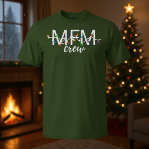 T-shirt de Noël Mfm Crew pour infirmière en médecine maternelle-fœtale, design de Noël - Product Image 3
