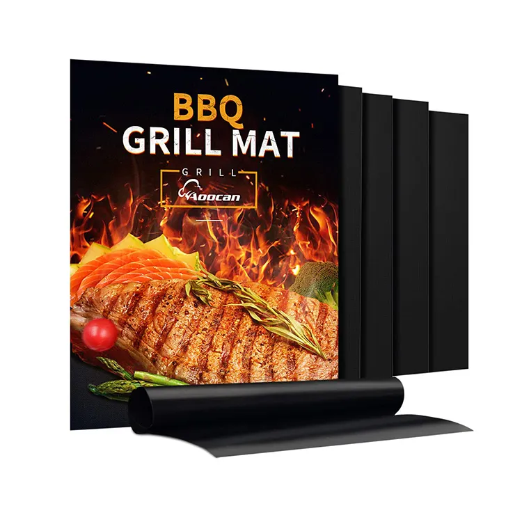 Nova Embalagem 2019 Mat Churrasqueira 100% ptfe antiaderente grill mat