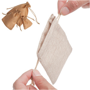 Custom Organic <strong>Hessian</strong> Sack <strong>Bag</strong> with Drawstring - Product Image 5