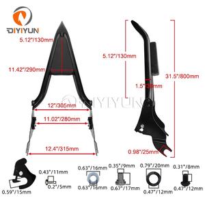 Otorcycle-pendientes de 22 pulgadas para coche, orejera de acero inoxidable para ARLEY avidson ouring 2014-2022 - Product Image 4