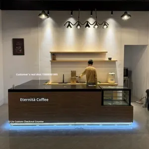 Tùy chỉnh thiết kế hiện đại truy cập cho các cửa hàng cà phê tiền mặt đăng ký cho bánh quầy bar phía trước bàn cho khách sạn ngoài trời phòng khách - Product Image 2