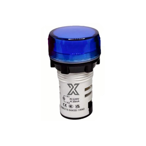 3SB6216-6AA50-1AA0 ไฟแสดงสถานะในตัว, 22 มม., พลาสติกทรงกลม, LED ในตัว, 220V AC, สีน้ำเงิน - Product Image 1
