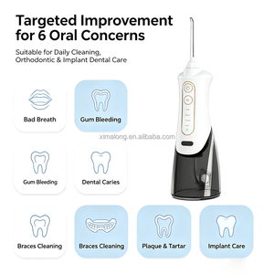 XIMALONG personalizar 300ML profesional inalámbrico Waterflosser <span class=keywords><strong>irrigador</strong></span> <span class=keywords><strong>Dental</strong></span> Brace Gum Care Pick Water Flosser portátil - Product Image 3