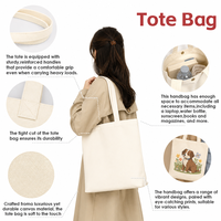Sacs fourre-tout réutilisables écologiques avec logo personnalisé, sacs en toile de coton recyclé de 10 oz et 12 oz avec poignées pour le shopping