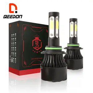 QEEDON Auto lighting system Hot Sale 9005 9006 H4 H1 H3 H7 6000K 50,000hrs life 8000lm Fog Light Bulb LED car headlight