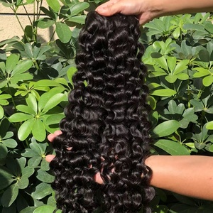 Extensions de cheveux 12A de qualité supérieure, double trame, pour femme, boucles sirène, cheveux Remy non traités, naturels, humains, malaisiens, italiens, bouclés - Product Image 1