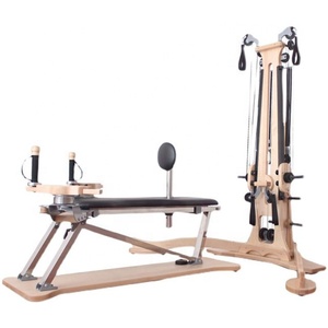 Equipo de Gimnasio para Yoga y Fitness en Casa, Unidad Combinada de Torre Reformer de Madera - BP-215 Reformer BP - Product Image 3
