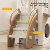 Échelle d'escalade multifonctionnelle pour enfants avec toboggan, parc d'aventure, conception durable, jouet éducatif pour l'intérieur