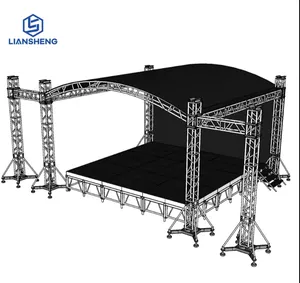 Tragbare Outdoor-Aluminiumlegierung-Traverse-Bühnenstruktur für Veranstaltungen