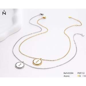 Collana con ciondolo a forma di lettera Z, 2 cm, con diamante, catena a serpente in argento e oro, gioiello minimalista unisex. - Product Image 3