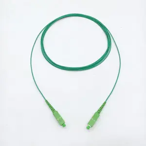 G657A2 1,6 mm Glasfaser-Patchcord sc apc sc apc optisch 3,5 m 4,5 m grün farbe weißes Garterband