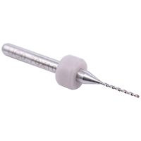 Jeu de forets droits RUIMENG pour circuits imprimés, à cannelures spirales, en carbure non revêtu, 0,3 mm - 12 mm, pour gravure CNC de cartes de circuits imprimés, pierres et bijoux