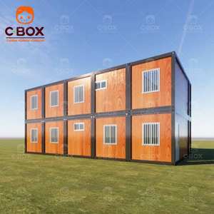 Cbox Bâtiment de bureau préfabriqué écologique à 2 étages, appartement moderne en acier, restaurant, bar, maison modulaire détachable en conteneur - Product Image 6