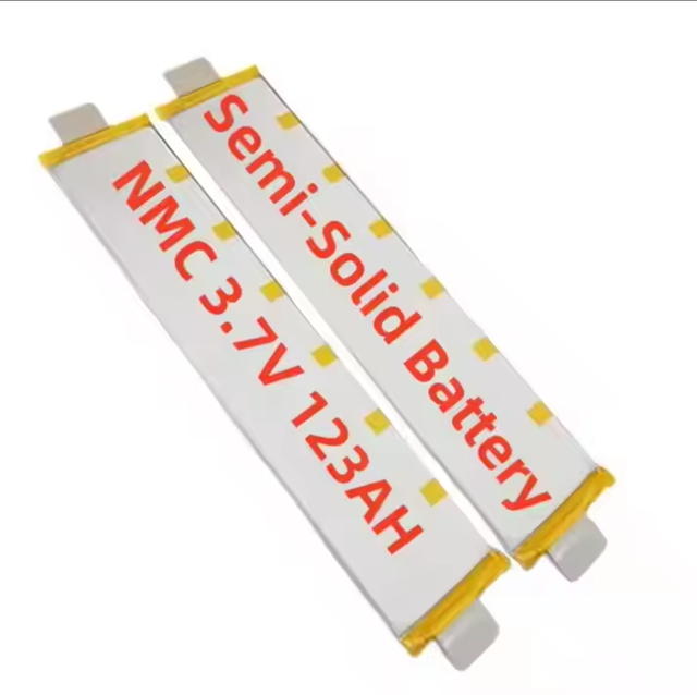 Wholesale High Capacity Frost-Resistant Nmc Ncm Semi Solid State Lithium-Ion Gfb 3.7V 123Ah Pouch Cell Battery For Ev