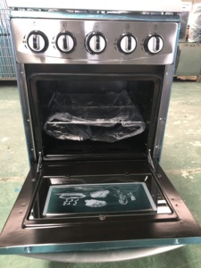 Vente chaude autonome 50x50cm barbecue gris argenté 4 brûleurs à gaz avec four de boulangerie pour GPL - Product Image 3