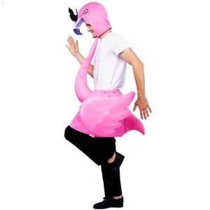 Déguisement Cosplay en PVC unisexe adulte <span class=keywords><strong>rose</strong></span> <span class=keywords><strong>flamant</strong></span> <span class=keywords><strong>rose</strong></span> mascotte pour fête déguisement pour pourim <span class=keywords><strong>costume</strong></span> d'animaux <span class=keywords><strong>flamant</strong></span> <span class=keywords><strong>rose</strong></span> - Product Image 2