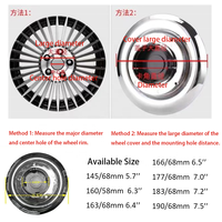 Nouvelles enjolives de roues flottantes noires en aluminium pour AUDI, Corvette, Ferrari, Genesis, LEXUS (avec logo)