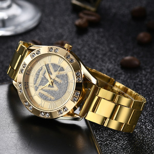 <span class=keywords><strong>Orologio</strong></span> da <span class=keywords><strong>Donna</strong></span> Moda 2025, <span class=keywords><strong>Orologio</strong></span> al Quarzo TVK con Diamanti, <span class=keywords><strong>Orologio</strong></span> da Polso in Acciaio Inossidabile Dorato per Affari, Regalo per Donne - Product Image 4