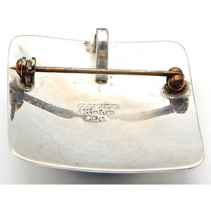 . 925 in argento Sterling & Pin in onice nero - Product Image 3