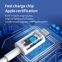 Original 2M MFi-Zertifiziertes USB-C zu Lightning Regenbogen Nylon-Geflochtenes Typ-C zu USB-L Schnelllade-Datenkabel für iPhone iPad