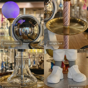 Accesorios para Shisha en Stock del Fabricante: Bandeja para Hookah con Diseño de Astronauta, Adornos Creativos para Salón de Shisha - Product Image 4