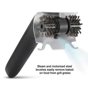 Cepillo eléctrico para barbacoa de alambre de acero inoxidable para <span class=keywords><strong>cocina</strong></span> de <span class=keywords><strong>camping</strong></span>, equipo de <span class=keywords><strong>cocina</strong></span> de <span class=keywords><strong>Amazon</strong></span>, parrillas, hornos con cepillo de malla - Product Image 4