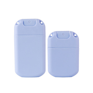 Repeatable Filling Matte Blue 20ml 30ml Small Hand <strong>Sanitizer</strong> <strong>Sprayer</strong> Bottle Empty Pocket Perfume Spray Bottles with Keychain - Product Image 2