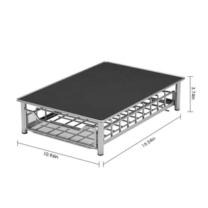 Tiroir de rangement pour capsules de café à cadre métallique entièrement personnalisé avec surface anti-coulissante pouvant contenir jusqu'à 60 pièces - Product Image 3