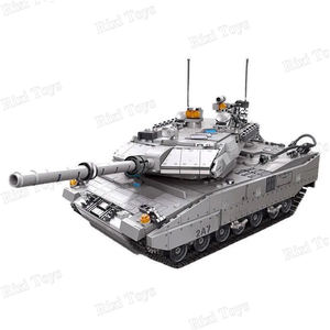 Jie Star 61036-41 blocchi militari leopardo principale carro armato Germa arma <span class=keywords><strong>militare</strong></span> mattoni dell'esercito giocattoli per bambini regali set di blocchi - Product Image 4
