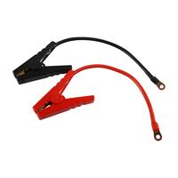 Câble de connexion de batterie de voiture avec pinces crocodiles et bornes annulaires pour véhicules 12V 24V