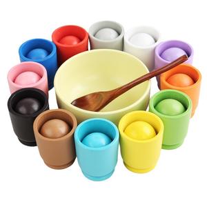 <span class=keywords><strong>En</strong></span> <span class=keywords><strong>bois</strong></span> 12 couleur boule Classification tasse enfants Fine <span class=keywords><strong>Action</strong></span> Clip perles couleur Classification enfants Montessori jouet éducatif - Product Image 1