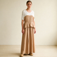 Combinaison pour femmes sur mesure, bicolore, style contemporain, à superpositions, pour femmes