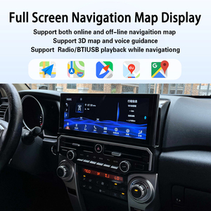Pantalla estéreo de 12.3 pulgadas para Toyota 4Runner 2010-2022, GPS, navegación, CarPlay inalámbrico, Android Auto, reproductor multimedia, amplificador RCA - Product Image 3