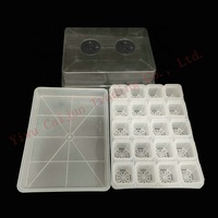 Kits de plateaux de semis en gros, boîtes de pépinière en plastique transparent, plateaux de germination de plantes avec couvercle de base à dôme d'humidité