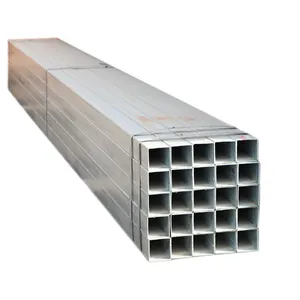 40x40 Square Tube SHS Hot Dipped Galvanized Square Steel Pipe For Construction Projects