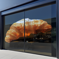 Écran LED transparent P3.9 P2.5, panneau holographique, conception modulaire connectable pour mur-rideau en verre de magasin